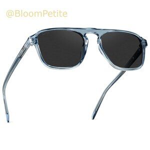 Polarized Modern Aviator Square Sunglasses with Acetate Frame